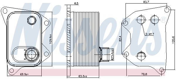 Fits NISSENS 90994 Oil Cooler, engine oil ⭐UK Stock⭐ - Image 8