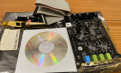 SOUNDKARTE TERRATEC DMX 6Fire, 24/96 PCI, MXR MODUL, CD, Verbindungskabel