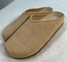 Rothys The Casual Clog FLAX THE HEMP Women Sz 11 Slide On Shoes