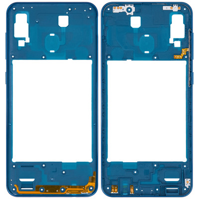 Mid-Frame Housing For Samsung Galaxy A30 (A305 / 2019) (Aftermarket Plus)(Blue)