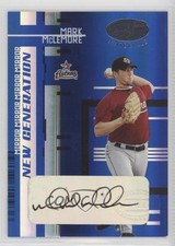 2005 Leaf Certified Materials Mirror Blue Signatures 8/15 Mark McLemore Auto 0b2
