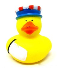 Patriotic American Rubber Duck 2 inch USA Patriot Collectible Jeep Gift Cruise q
