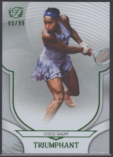 Coco Gauff #4 2025 Topps Triumphant card