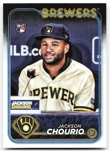 💎 [SP RC VARIATION] 2024 Topps #698 Jackson Chourio Rookie Variations 2