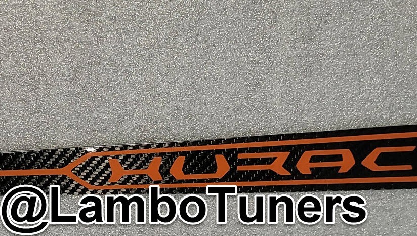 CUSTOM COLOR choice Lamborghini Huracan Carbon Fiber Door Sills threshold scuff 