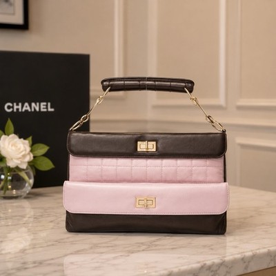 Chanal Doudle Issue Flap Bag-Full Set