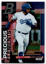 2020 Bowman Platinum Precious Elements Purple Keibert Ruiz 012/250 Los Angeles