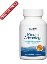 Mindful Advantage Brain Memory Focus Supplement - 30 Caps