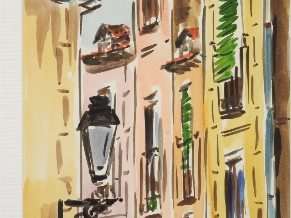 Pintura Arquitectónica Juan Martín Hidalgo Madrid España Calle Del Bovetillo Foto 4 de 4