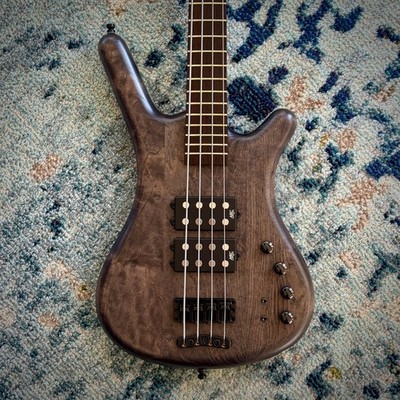 Warwick Pro Series Corvette $$ 4-String Bass Nirvana BlacTrans Satin Black hw ug