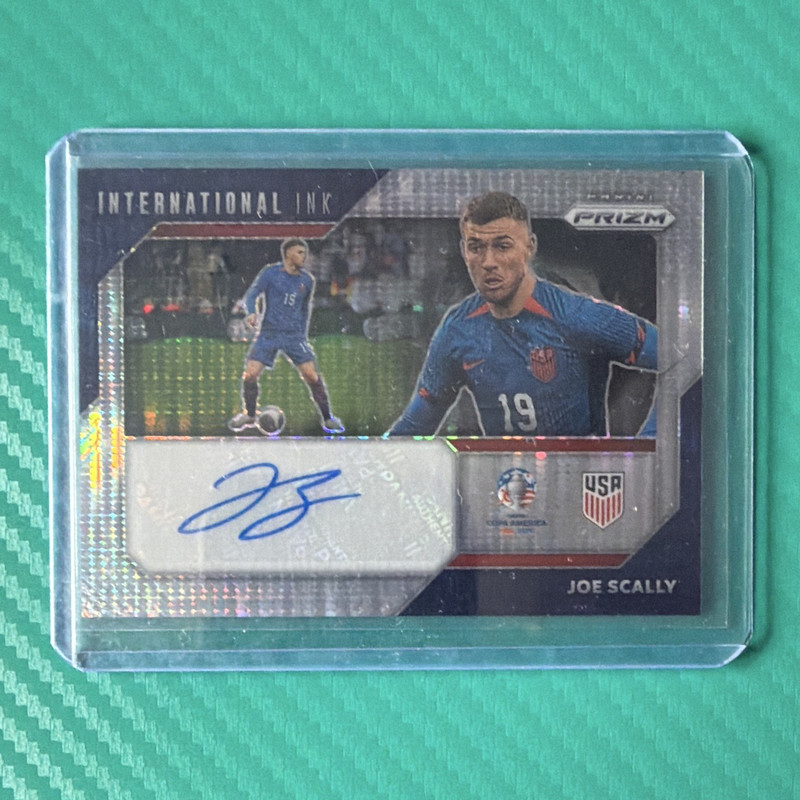 Panini 2024 Prizm CONMEBOL Copa America Joe Scally International Ink Auto II-JS