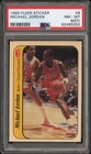 Michael Jordan ROOKIE STICKER CARD #8 CHICAGO BULLS NM-MT PSA 8 (ST)