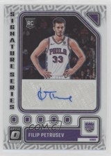 2023-24 Panini Donruss Optic Signature Series Filip Petrusev #SS-PET Auto 4e9