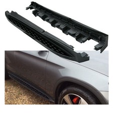 Trittbretter Einstiegsleiste Aluminium Schwarz +ABE für Mercedes GLC X253 C253