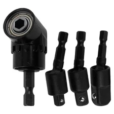 Alloy Steel 105° Right Angle Drill Extension W/ 105 Degree 1/4" Hexagonal Shank