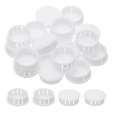 Plastic Hole Plugs, 55 Pcs 1 1/5"(30mm) Round Plastic Hole Caps, White