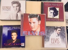 Elvis Presley CD 7 Discs Rare Love Songs Time Life Sacred Christmas Live Rare