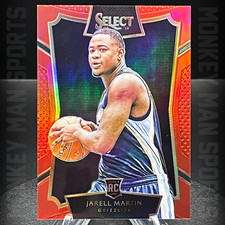 2015-16 Select - Jarell Martin Rookie RC #053/149 - #15 RED PRIZM GRIZZLIES MINT