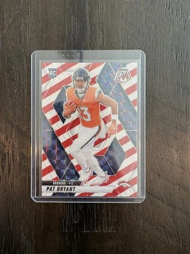 2025 Panini Mosaic - Rookies Pat Bryant #379 Red &amp; White Stripe Prizm (RC)