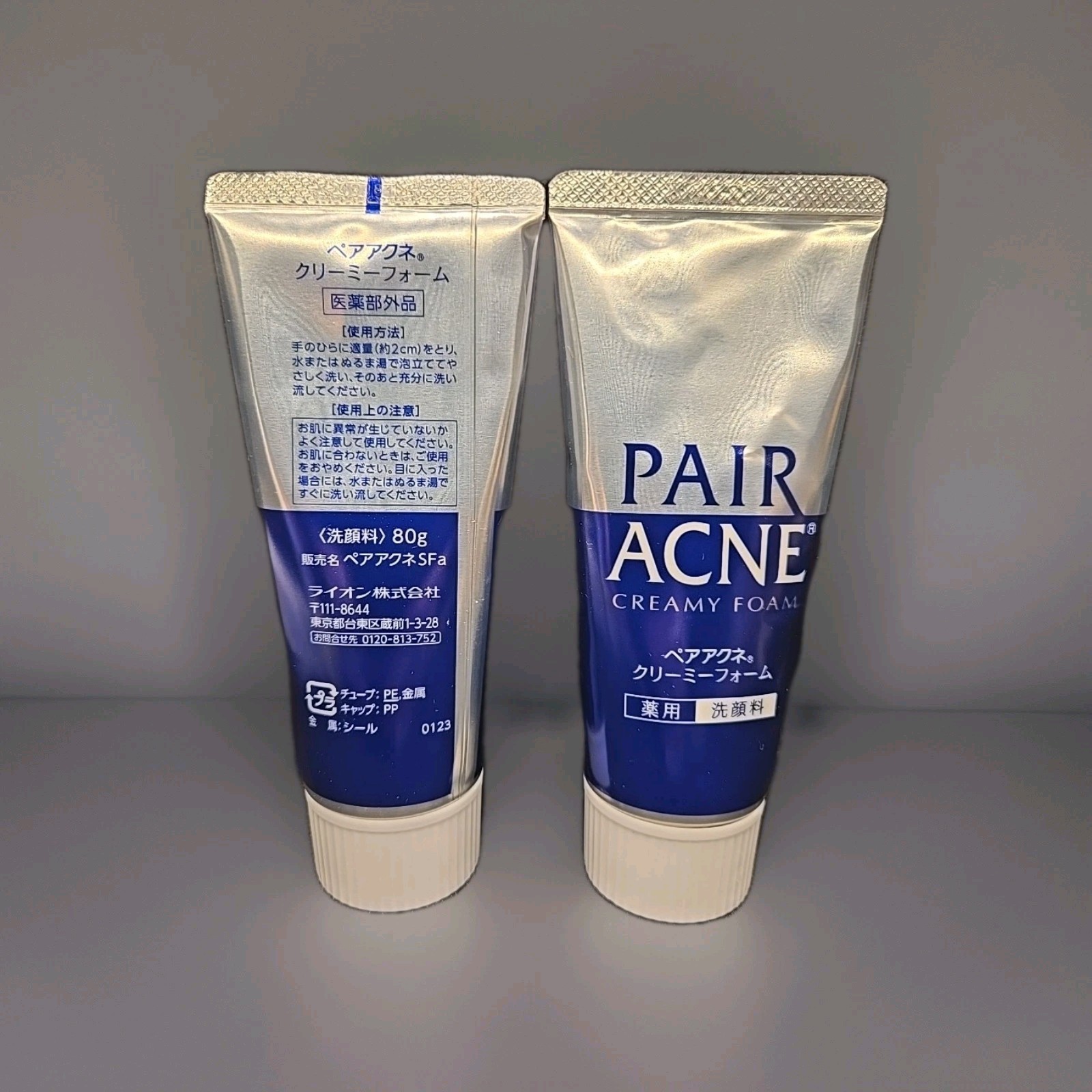 Lion Pair Ance Creamy Foam Anti- Acne Cleansing Cream Facial Cleanser for Adult