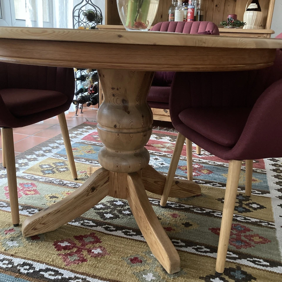 Esstisch (Ausziehbar für 8 Personen) Set 6 Stühle und Sideboard mit Aufsatz - Bild 3 von 3