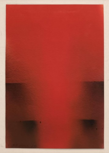 Claudio Olivieri, Mista su carta 1993 cm. 29x20 Periziato