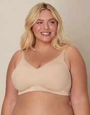Playtex 18 Hour Side Back Smoothing Wireless Bra - Nude - 38DD