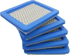 5-Pack 491588S Air Filter for Briggs Stratton 491588 399959, Fits Most 3.5-6.75h