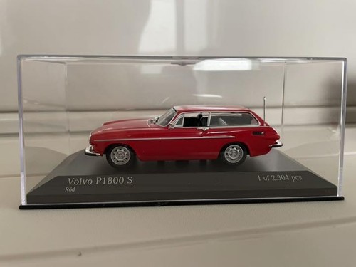 Minichamps 1/43 Volvo P1800S rot Diecast Modellauto Sammlerstück TOP - Bild 2 von 4