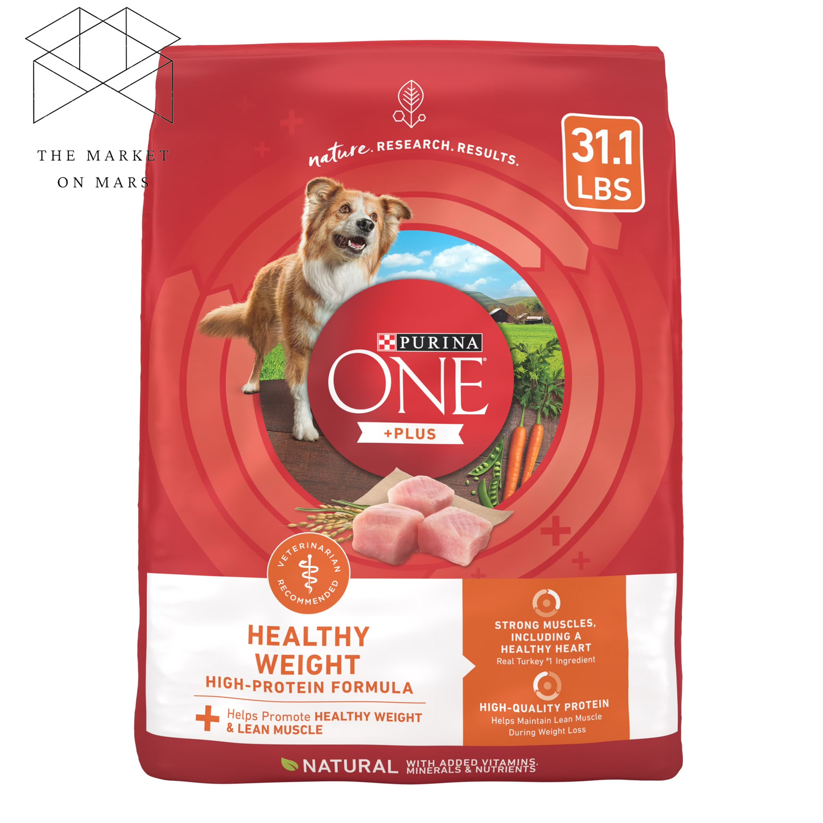 For Adults, High Real Turkey, 31.1 Lb Bag