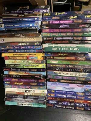 Lot of 120+ PC puzzle games.  CD ROM