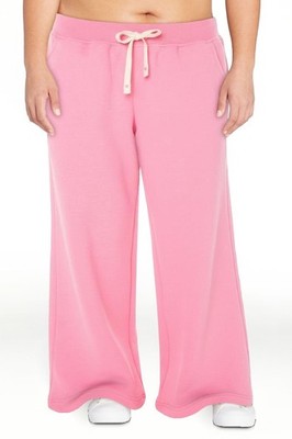 NEW Celebrity PINK Fleece Joggers Pants XXL 2XL Wide Leg Print Sweatpants NWT
