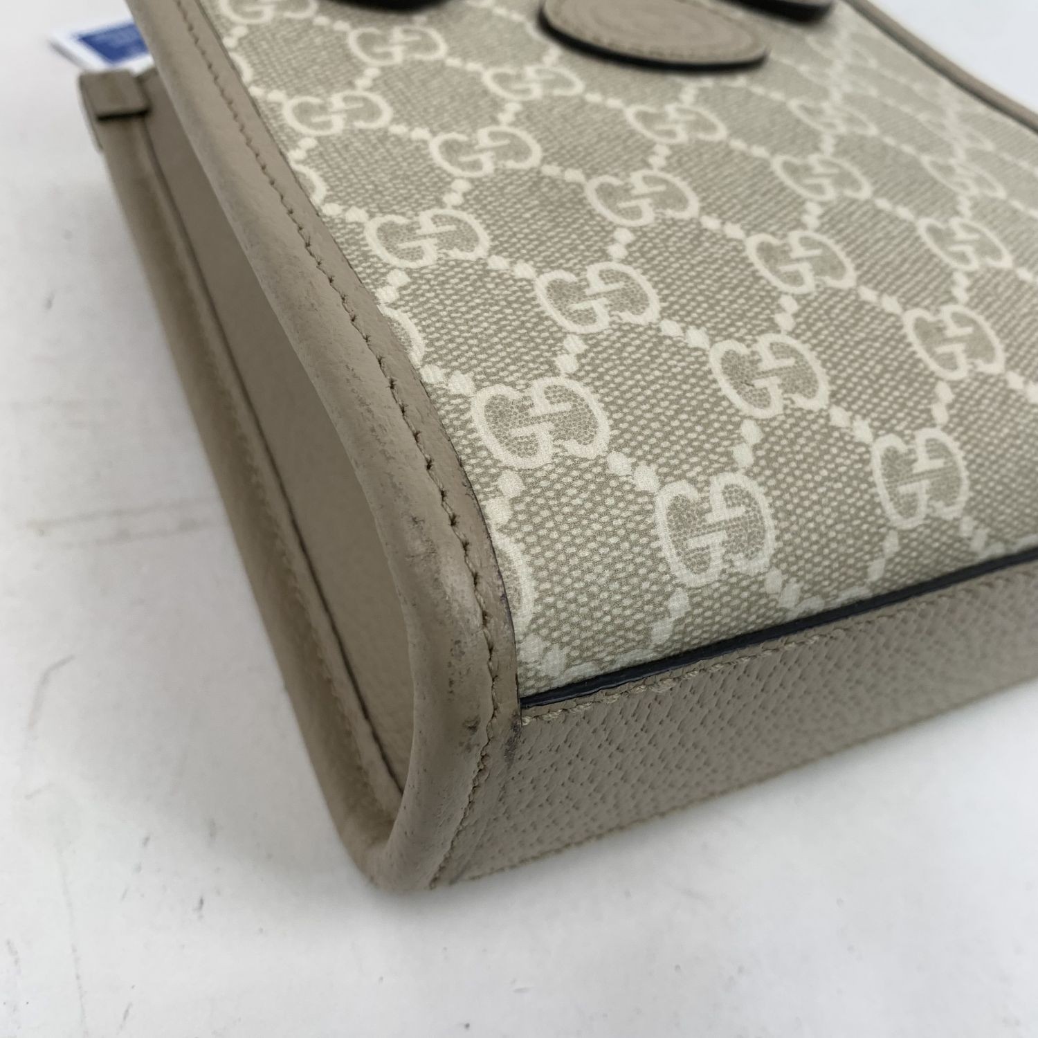 Gucci Interlocking G Patch Tote Canvas Coating GG… - image 12