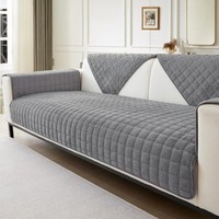 Sofa ÜBerwurf L-Form Samt Sofabezug Rutschfest 1 2 3 4 Sitzer Sofabezug