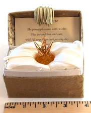 Gold Pineapple  with Box (About Face Designs) 2007