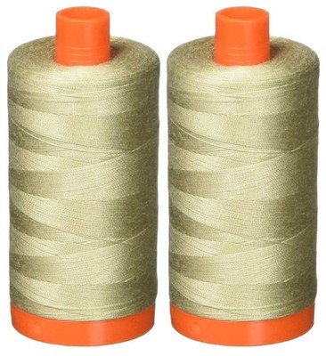 Aurifil (MK50-2324-2pack) Cotton Mako Thread 50wt 1300m MK50 2324 Aurifil#6