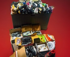 Lot Of 63 Shoes Nike, Ferragamo, Alexander Mc...