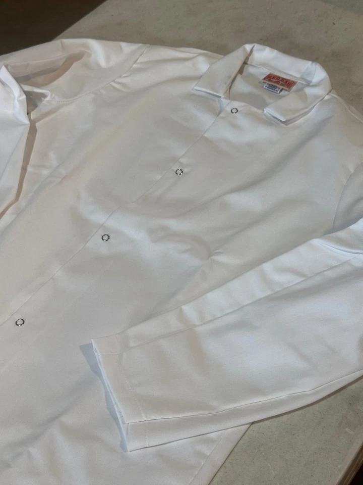 Red Kap Gripper-Front Short Butcher Coat - Image 3 of 4