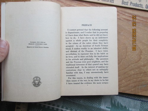 america in the war - why we went to war - christian gauss 1922 - Picture 5 of 9