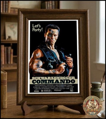 Commando 12''x8'' / Filmposter Foto