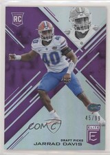 2017 Panini Elite Draft Picks Aspirations Purple 45/99 Jarrad Davis #141 g6p