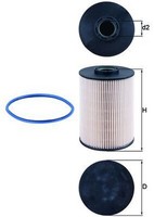 Kraftstofffilter FüR Peugeot CitroËN 407 Coupe SW 607 C5 III Break C6