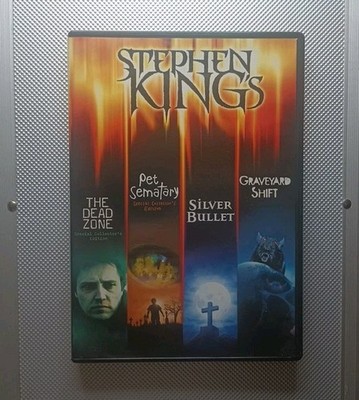 Stephen King Collection 4 DVD Dead Zone Pet Sematary Silver Bullet Graveyard