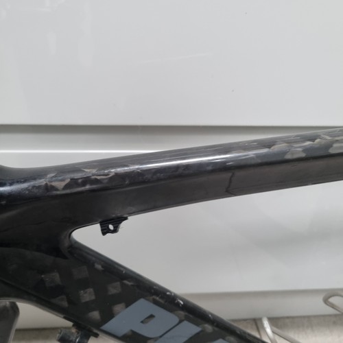 PLANET X STEALTH TT FRAMESET CARBON FRAME FORKS TT TIME TRIAL ROAD BLACK - Picture 21 of 22