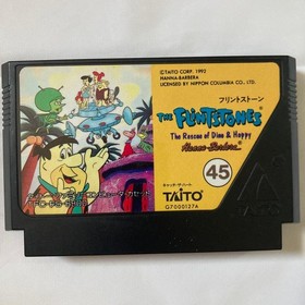 Flintstones Famicom FC Japan Cart NTSC-J Retro Rare Action Platformer