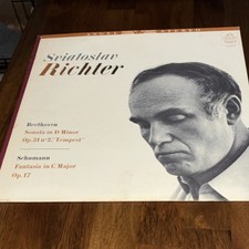 Sviatoslav Richter Beethoven Schumann Sonata Fantasia Angel Stereo LP S 35679