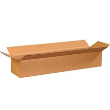 75 - 24 x 6 x 4 Corrugated Shipping Boxes Storage Cartons Moving Packing Box