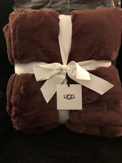 NWT UGG Euphoria Dusty Rose Throw Blanket | eBay