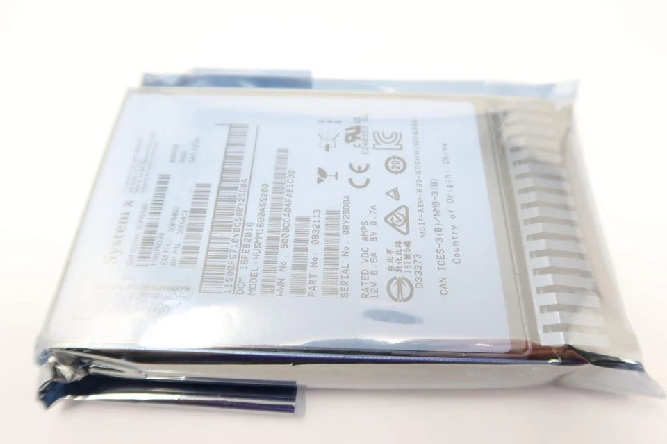 00FN400 00FN403 IBM 800GB 12G SAS-SSD MLC G3HS Drive - Image 3 of 3