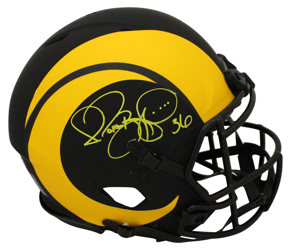 Jerome Bettis Autographed Signed Los Angeles Rams Authentic Eclipse Helmet Beckett 